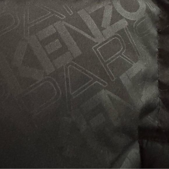 KENZO PARIS Monogram Logo Puffer Jacket Black XS - Picture 5 of 9